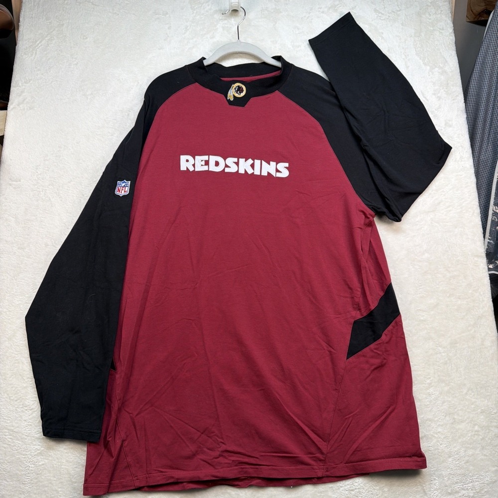 Washington Redskins Vintage Reebok Long Sleeve Shirt Mens XL NFL Football